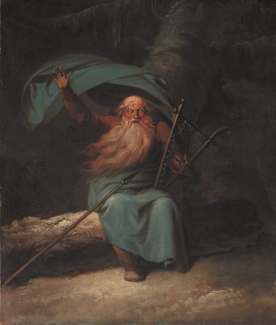 Ossian Singing His Swan Song, 1780-1782 by Nicolai Abraham Abildgaard