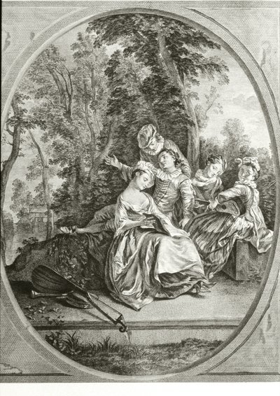 Music Class by Nicolas (after) Lancret
