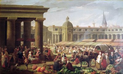 Les Halles, Paris by Nicolas Bernard Lepicie