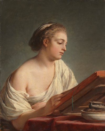 Woman Reading by Nicolas Bernard Lepicie