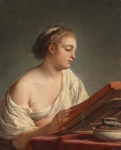 Woman Reading by Nicolas Bernard Lepicie