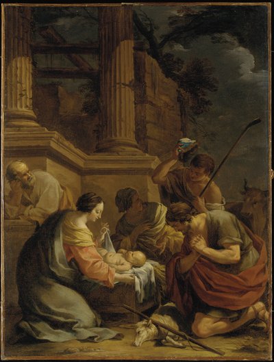 The Adoration of the Shepherds by Nicolas Chaperon