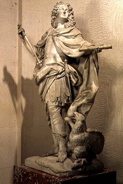 Louis XV of France as Jupiter by Nicolas Coustou