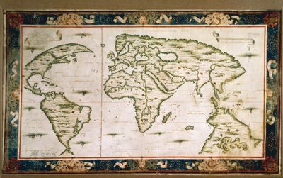 Planisphere by Nicolas Desliens by Nicolas Desliens