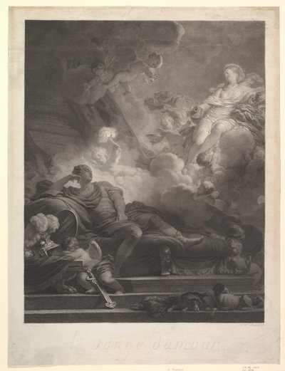 The Dream of Love by Nicolas Francois Regnault