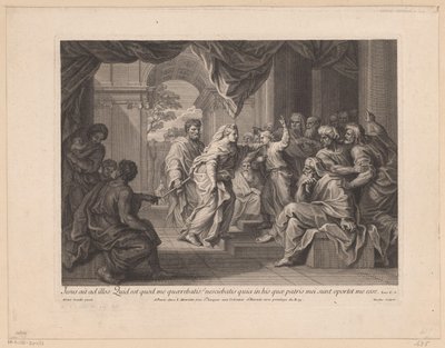 Twelve-Year-Old Jesus in the Temple by Nicolas Henri Tardieu