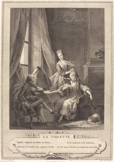 The Toilette by Nicolas Joseph Voyez after Sigmund Freudenberger