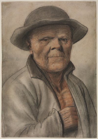 Portrait of an Old Man by Nicolas Lagneau