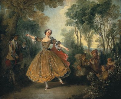 Miss Camargo Dancing by Nicolas Lancret