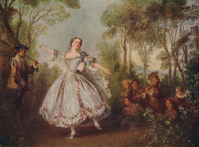 Mlle. Camargo Dancing, 1730 by Nicolas Lancret