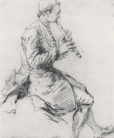 The Recorder Player by Nicolas Lancret