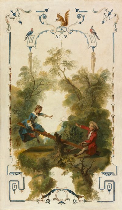 The See-Saw by Nicolas Lancret