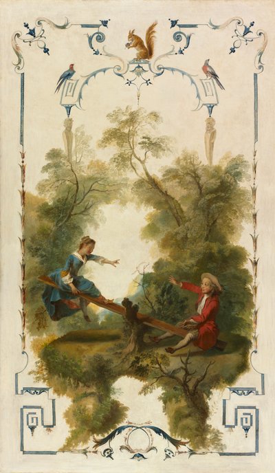 The See-Saw by Nicolas Lancret