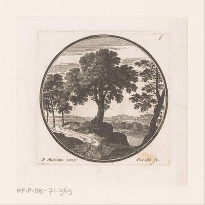 View of Trees Along Water by Nicolas Perelle