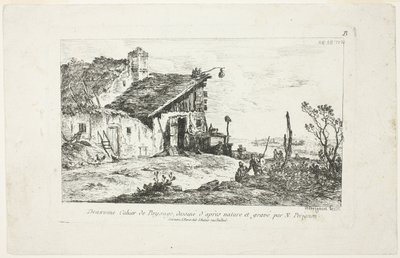 Landscape, from Deuxieme Cahier de Paysage by Nicolas Perignon