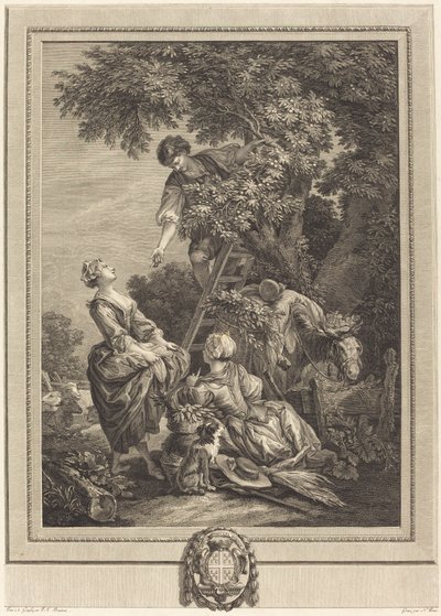 The Cherries by Nicolas Ponce after Pierre Antoine Baudouin