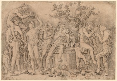 Bacchanal with a Wine Vat by Nicolas Poussin