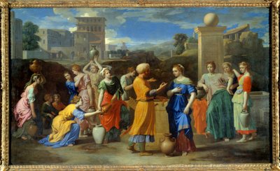 Eliezer and Rebecca by Nicolas Poussin