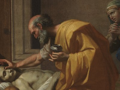 Extreme Unction, from the Seven Sacraments, 1638-40 by Nicolas Poussin