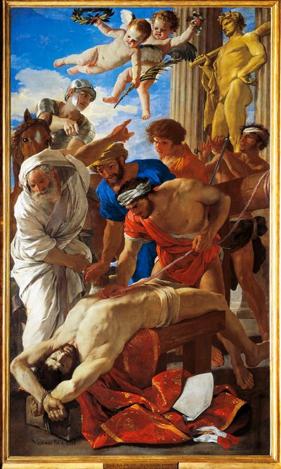 Martyrdom of Saint Erasmus by Nicolas Poussin