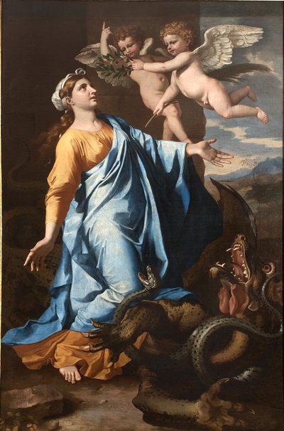 Saint Margaret by Nicolas Poussin