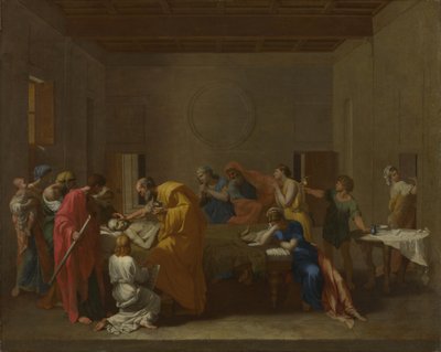 Seven Sacraments: Extreme Unction, ca 1637-1640 by Nicolas Poussin