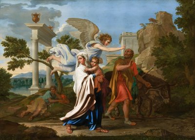 The Flight into Egypt, ca. 1657 by Nicolas Poussin