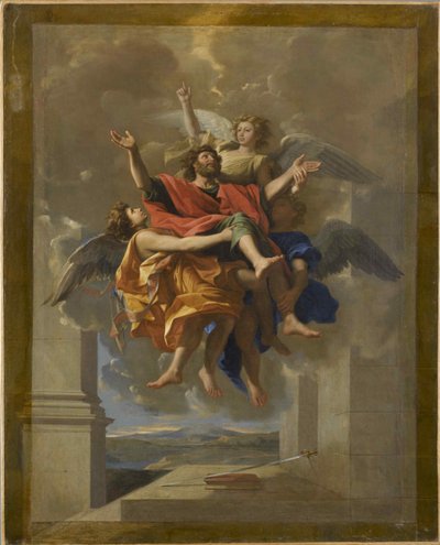 The ecstasy of Saint Paul by Nicolas Poussin