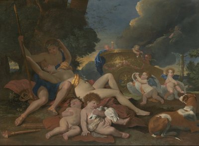 Venus and Adonis by Nicolas Poussin