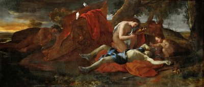 Venus mourns Adonis by Nicolas Poussin