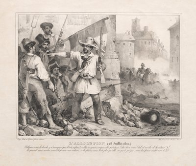 Allocution (July 28, 1830) by Nicolas Toussaint Charlet