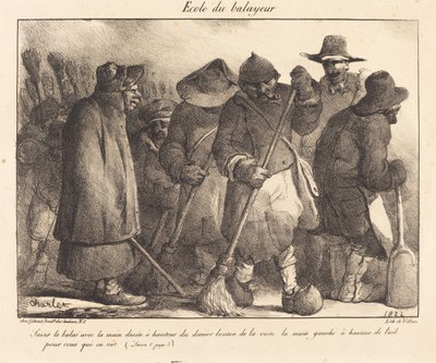 School of the Sweeper by Nicolas Toussaint Charlet