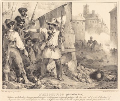 The Address, July 20, 1830 by Nicolas Toussaint Charlet