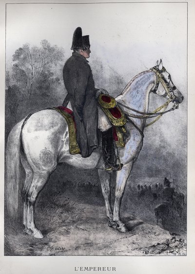 Napoleon in overcoat by Nicolas Toussaint Charlet