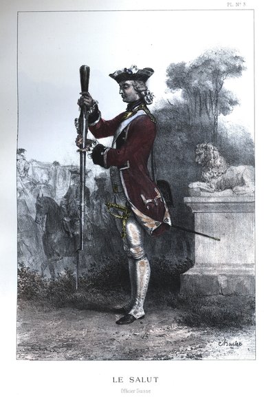 Officer of the Swiss Guards by Nicolas Toussaint Charlet