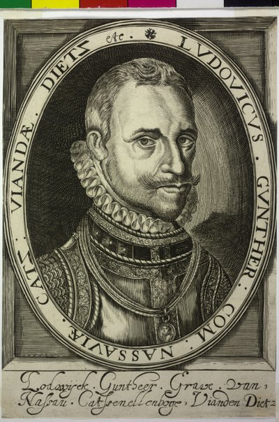 Count of Nassau-Dillenburg Lewis Guenther by Nicolas de Clerck