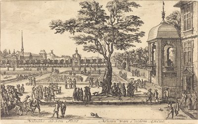 View of a Garden by Nicolas de Son