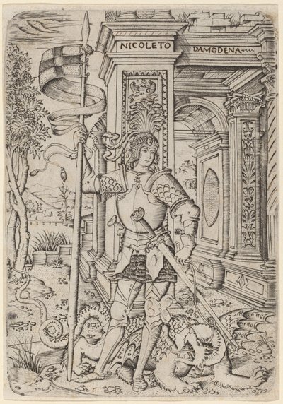 Saint George by Nicoletto da Modena