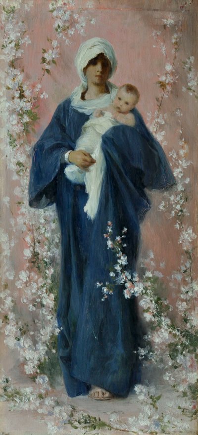 Spring Madonna by Nicolo Barabino
