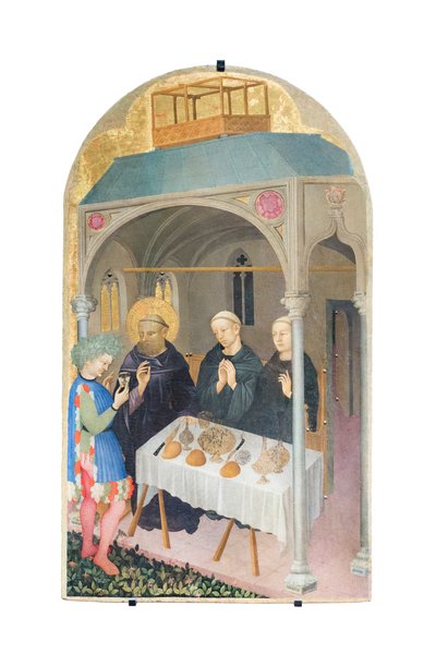 St Benedict Drinks Poisoned Wine by Nicolò di Pietro