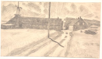 The Farm Vester Paabjerg by Niels Jakob Jakobsen Bjerre