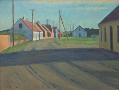 Road in a Small Town. Strande by Niels Jakob Jakobsen Bjerre