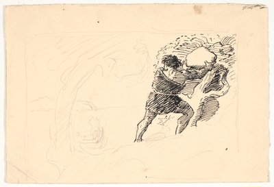 Polyphemus Throwing Stones at Odysseus