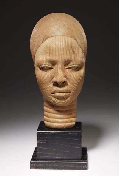 Shrine Head, Yoruba Culture, Nigeria by Nigerian