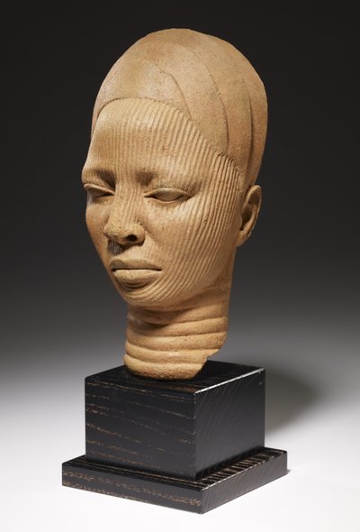 Shrine Head, Yoruba Culture, Nigeria by Nigerian