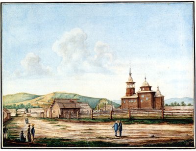Church in Chita by Nikolai Alexandrovich Bestuzhev