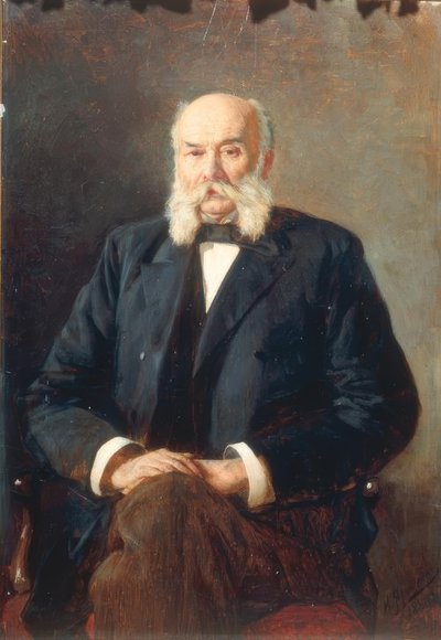 Ivan Alexandrovich Goncharov by Nikolai Alexandrowitsch Jaroschenko