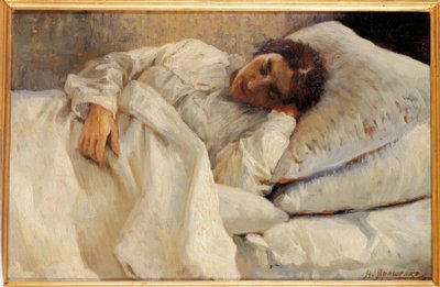 Sleeping Girl by Nikolai Alexandrowitsch Jaroschenko