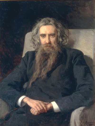 Vladimir Sergeyevich Solovyov by Nikolai Alexandrowitsch Jaroschenko