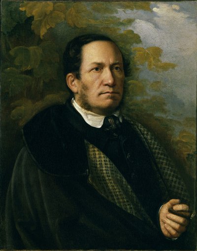 Portrait of Valeryan Zhadovsky, 1843 by Nikolai Andreevich Lavrov
